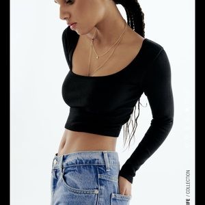 Zara seamless top
